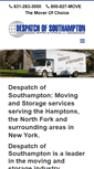 Mobile Screenshot of despatchmovers.com